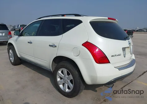 2007 Nissan Murano S z USA, uszkodzony, nr VIN JN8AZ08T17W513682